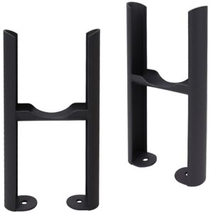 (For 3 Column) NRG Pair of Floor Mounting Feet for Traditional Radiators Black (For 3 Column) NRG Pair of Floor Mounting Feet for Traditional Radiators Black