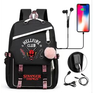 Unbranded Stranger Things Backpack - Unisex Travel Laptop Bag Unbranded Stranger Things Backpack - Unisex Travel Laptop Bag