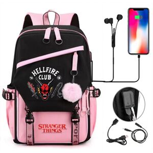 Unbranded (4 #) Stranger Things Backpack School bag Unisex Travel Laptop Backpack keychain Unbranded (4 #) Stranger Things Backpack School bag Unisex Travel Laptop Backpack keychain