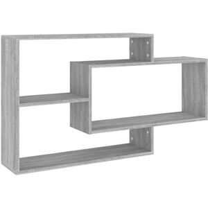 (grey sonoma) vidaXL Wall Shelves Floating Rack Display Shelf Bookshelf Engineer (grey sonoma) vidaXL Wall Shelves Floating Rack Display Shelf Bookshelf Engineer
