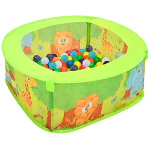 vidaXL Ball Pool with 300 Balls - Kids Play Toy, 75x75x32 cm vidaXL Ball Pool with 300 Balls - Kids Play Toy, 75x75x32 cm