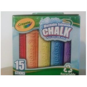 Crayola 15-piece Sidewalk Chalk Set Crayola 15-piece Sidewalk Chalk Set