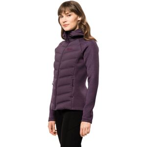 (S, Grapevine) Jack Wolfskin Womens 2022 Tasman Down Hybrid Moisture Wicking Str (S, Grapevine) Jack Wolfskin Womens 2022 Tasman Down Hybrid Moisture Wicking Str
