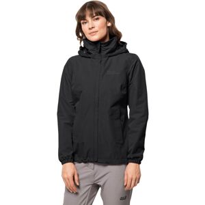 (S, Black) Jack Wolfskin Womens 2022 Stormy Point 2L Waterproof Breathable Jacke (S, Black) Jack Wolfskin Womens 2022 Stormy Point 2L Waterproof Breathable Jacke