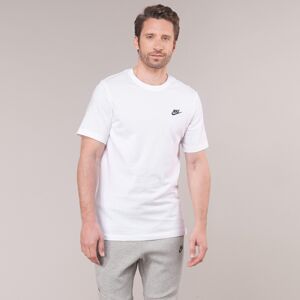 (White, 2XL) Nike Mens Futura T Shirt Sportswear Club Swoosh Classic Logo Crew N (White, 2XL) Nike Mens Futura T Shirt Sportswear Club Swoosh Classic Logo Crew N