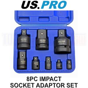 US PRO Tools 8pc Impact Adaptor Set, Reducer for Sockets, Wrench 3477 US PRO Tools 8pc Impact Adaptor Set, Reducer for Sockets, Wrench 3477