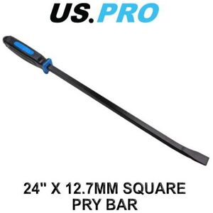 US PRO Tools 24" X 12.7MM Angled Pry Bar Fully Hardened 6852 US PRO Tools 24" X 12.7MM Angled Pry Bar Fully Hardened 6852