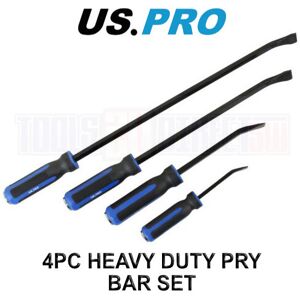 US PRO Tools 4pc Heavy Duty Pry Bar Set, Crow, Jemmy Bar Set, Bars 6868 US PRO Tools 4pc Heavy Duty Pry Bar Set, Crow, Jemmy Bar Set, Bars 6868