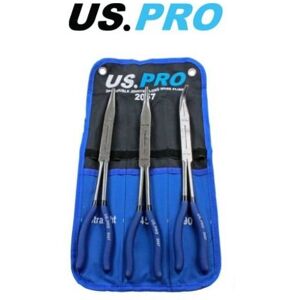 US PRO 3PC Double Jointed Long Nose Pliers 2057 US PRO 3PC Double Jointed Long Nose Pliers 2057