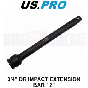 US PRO Tools 3/4" Dr Impact Extension Bar 12" / 300mm 3729 US PRO Tools 3/4" Dr Impact Extension Bar 12" / 300mm 3729