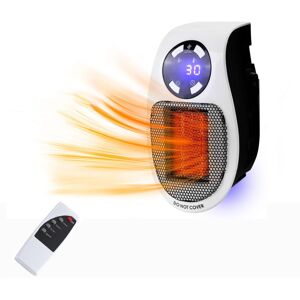 XYTGOGO 500W Mini Wall Plug Fan Heater with Remote Control XYTGOGO 500W Mini Wall Plug Fan Heater with Remote Control