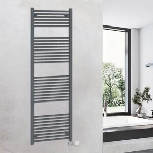 (1800x600mm, Grey) WarmeHaus Electric Heated Towel Rail Straight Thermostatic Ba (1800x600mm, Grey) WarmeHaus Electric Heated Towel Rail Straight Thermostatic Ba