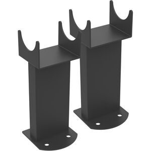(Black) NRG Floor Mounting Feet Support Legs Kit for Flat Panel Radiators (Black) NRG Floor Mounting Feet Support Legs Kit for Flat Panel Radiators
