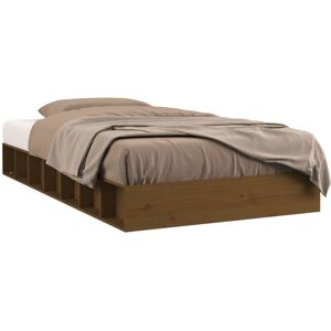 (honey brown, 75 x 190 cm) vidaXL Bed Frame Home Wooden Bedstead Bed Base Mattre (honey brown, 75 x 190 cm) vidaXL Bed Frame Home Wooden Bedstead Bed Base Mattre