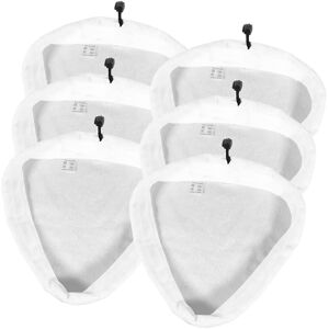 SPARES2GO Microfibre Cloth Cover Pads for Designer Habitat Steam Cleaner Mop (Pack of 6) SPARES2GO Microfibre Cloth Cover Pads for Designer Habitat Steam Cleaner Mop (Pack of 6)