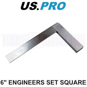 US PRO Tools 6" (150mm) Engineers Set Square Stainless Steel 2685 US PRO Tools 6" (150mm) Engineers Set Square Stainless Steel 2685