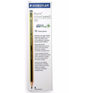 Staedtler Noris School Pencils - 121 - B - Pack of 12 Staedtler Noris School Pencils - 121 - B - Pack of 12