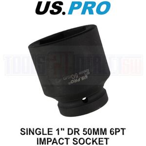 US PRO Tools 50mm 1" DR 6 Point Impact Socket 3749 US PRO Tools 50mm 1" DR 6 Point Impact Socket 3749