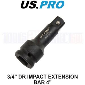 US PRO Tools 3/4" Dr Impact Extension Bar 4" / 100mm 3726 US PRO Tools 3/4" Dr Impact Extension Bar 4" / 100mm 3726