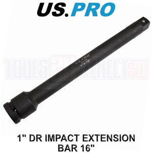 US PRO Tools 1" Dr Impact Extension Bar 16" / 400mm 3734 US PRO Tools 1" Dr Impact Extension Bar 16" / 400mm 3734