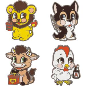 Funko Villainous Valentines Enamel Pin 4-Pack Funko Villainous Valentines Enamel Pin 4-Pack