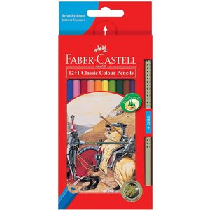Faber Castell Classic Coloured Pencils with Gold (12pk) Faber Castell Classic Coloured Pencils with Gold (12pk)