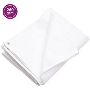 vidaXL White 3x4 m Tarpaulin - Ground Cover & Camping Tarp vidaXL White 3x4 m Tarpaulin - Ground Cover & Camping Tarp
