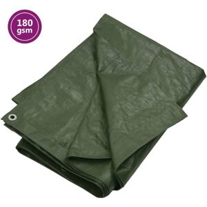 vidaXL Green 180 g/m² 6x10 m Tarpaulin HDPE Cover vidaXL Green 180 g/m² 6x10 m Tarpaulin HDPE Cover