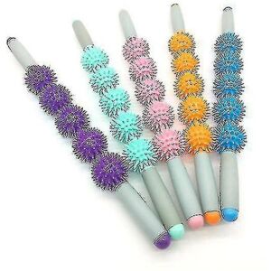 HKHBJS 5 Balls Purple Back And Neck Massager,massage Stick Hedgehog Ball, Relax Muscle HKHBJS 5 Balls Purple Back And Neck Massager,massage Stick Hedgehog Ball, Relax Muscle