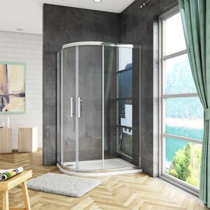AICA (1200x800mm) Quadrant Shower Enclosure 8mm EasyClean Glass Door AICA (1200x800mm) Quadrant Shower Enclosure 8mm EasyClean Glass Door