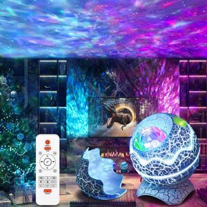OPH-STORE Galaxy Star Projector Light LED Dinosaur Egg Starry Night Light Decor OPH-STORE Galaxy Star Projector Light LED Dinosaur Egg Starry Night Light Decor