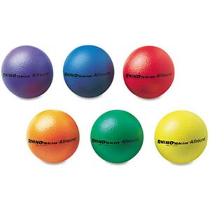Champion Sports Rhino Skin Ball Sets- 7"- Blue- Green-Orange- Purple- Red- Champion Sports Rhino Skin Ball Sets- 7"- Blue- Green-Orange- Purple- Red-