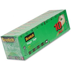 3M Magic Tape Value Pack 3/4 x 28 Yards 1 in.Core 10 Pack 3M Magic Tape Value Pack 3/4 x 28 Yards 1 in.Core 10 Pack