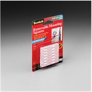 3M Company Mmm Mounting Squares Removable 16 1 Inch Squares Per Pack 3M Company Mmm Mounting Squares Removable 16 1 Inch Squares Per Pack