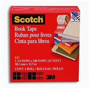 Company 3M Scotch Bookbinding Tape 1.5V X 15 Yds Company 3M Scotch Bookbinding Tape 1.5V X 15 Yds