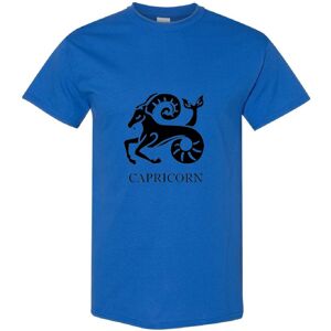 Gildan (Royal, 4XL) Capricorn Zodiac Horoscope Astrological Black Sign Men T Shirt Tee Gildan (Royal, 4XL) Capricorn Zodiac Horoscope Astrological Black Sign Men T Shirt Tee
