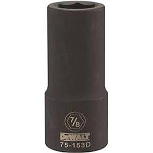 Stanley Tools DWMT75153OSP Impact 0.75 Drive Socket, 0.875 in. Stanley Tools DWMT75153OSP Impact 0.75 Drive Socket, 0.875 in.