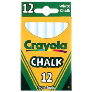 Crayola 51-0320 White Chalk - 12 Count, Pack Of 6 Crayola 51-0320 White Chalk - 12 Count, Pack Of 6