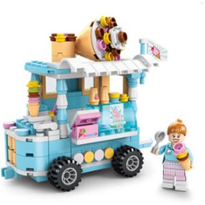 Unbranded (Ice cream) Building Block City Street View Model Kid Toy Gift Unbranded (Ice cream) Building Block City Street View Model Kid Toy Gift