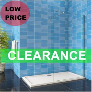 AICA (Shower Screen: 1000mm; Tray Size: 700x1400mm) Walk in Wet Room Shower Screen Pa AICA (Shower Screen: 1000mm; Tray Size: 700x1400mm) Walk in Wet Room Shower Screen Pa