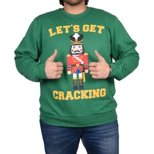 True Face (Green - Cracking, XL) Mens Christmas Jumper New Pullover Xmas Gift Unisex Santa True Face (Green - Cracking, XL) Mens Christmas Jumper New Pullover Xmas Gift Unisex Santa