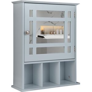 Costway Wall-mounted Bathroom Cabinet Storage Organizer Medicine Cabinet Costway Wall-mounted Bathroom Cabinet Storage Organizer Medicine Cabinet