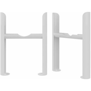 (White) NRG Pair of Floor Mounting Feet for Traditional 4 Column Radiators (White) NRG Pair of Floor Mounting Feet for Traditional 4 Column Radiators