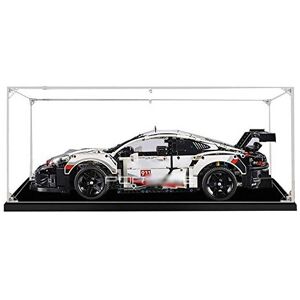ZHLY Acrylic Display Case for Lego 42096 Technic Porsche 911 RSR Car Model Dustp ZHLY Acrylic Display Case for Lego 42096 Technic Porsche 911 RSR Car Model Dustp