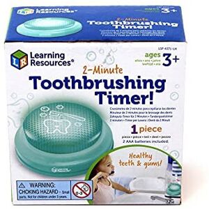 Learning Resources LSP4371-UK 2-Minute TOOTHBRUSHING Timer, Multi Learning Resources LSP4371-UK 2-Minute TOOTHBRUSHING Timer, Multi