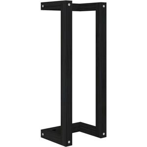 (Black, 23 x 18 x 60 cm) vidaXL Solid Wood Pine Towel Rack Wall-mounted Towel Ha (Black, 23 x 18 x 60 cm) vidaXL Solid Wood Pine Towel Rack Wall-mounted Towel Ha
