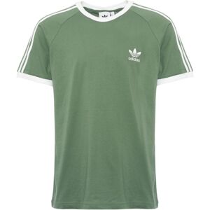 (S, Green) ADIDAS Mens 3 Stripe T Shirt Retro Sport California (S, Green) ADIDAS Mens 3 Stripe T Shirt Retro Sport California