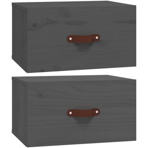 vidaXL Wall-mounted Bedside Cabinets - Bedside Cabinet - Bedroom Furniture vidaXL Wall-mounted Bedside Cabinets - Bedside Cabinet - Bedroom Furniture