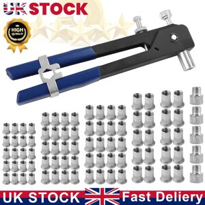 Unbranded 86PCS M3-M8 Hand Riveter Rivet Gun Kit Threaded Rivet Nut Set Tool Unbranded 86PCS M3-M8 Hand Riveter Rivet Gun Kit Threaded Rivet Nut Set Tool