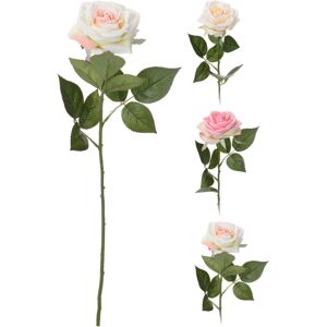 URBN Living (3x Roses) Tall Artificial Flowers Plants In/Outdoor Fake Garden Wedding Home De URBN Living (3x Roses) Tall Artificial Flowers Plants In/Outdoor Fake Garden Wedding Home De